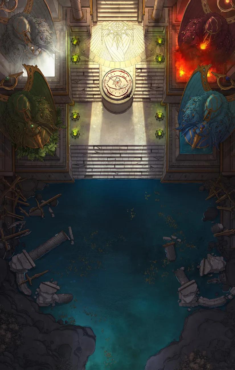 Gate of Angels map, Elemental Chamber variant thumbnail