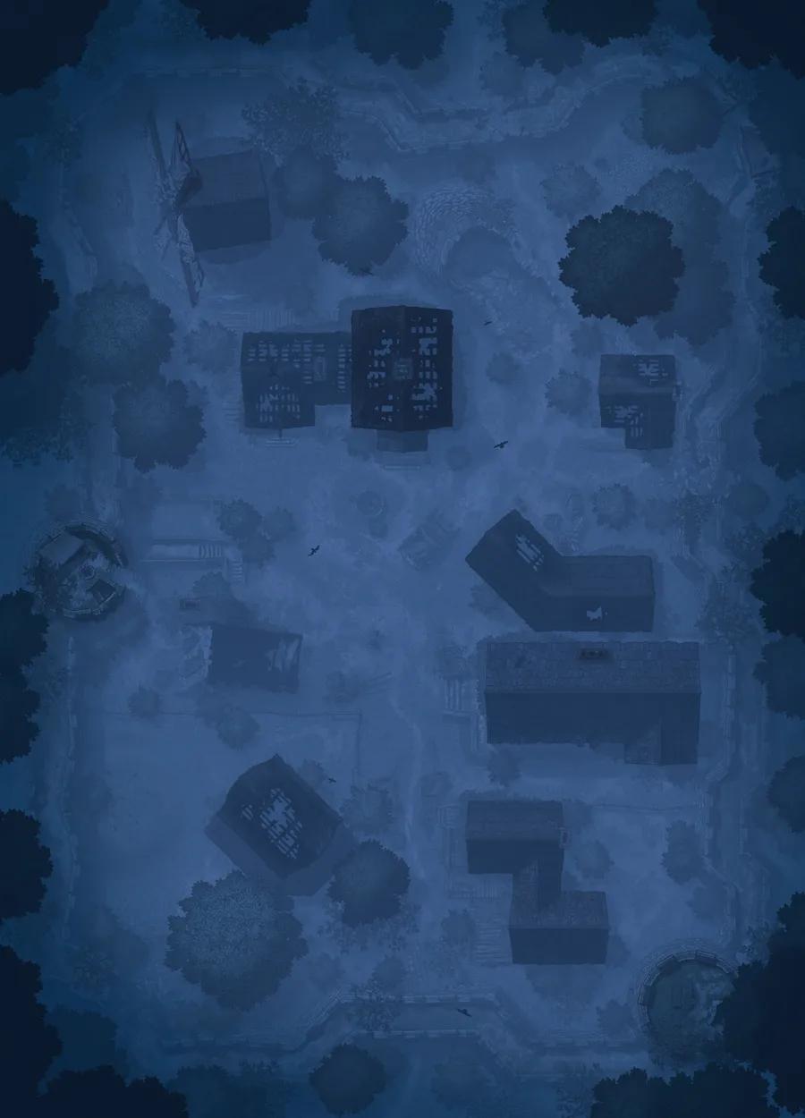 Hauthell map, 05 Mist Night variant thumbnail