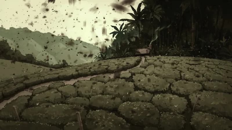 Secluded Tea Valley map, Locust Swarm variant thumbnail