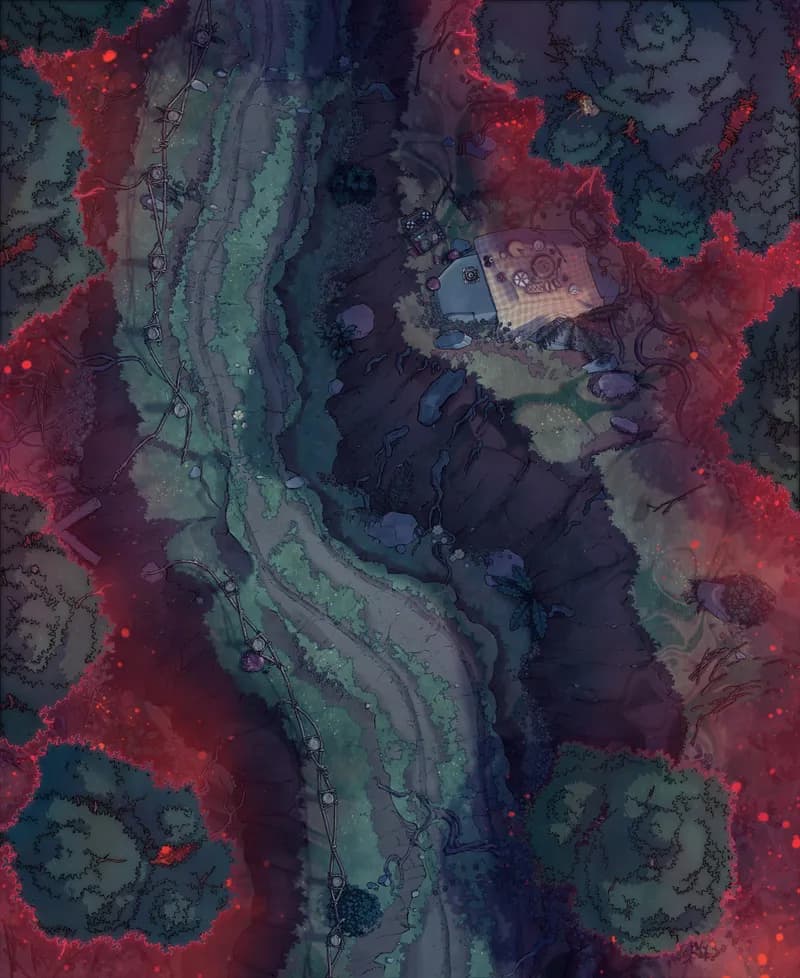 Forest Pass map, Dark Presence variant thumbnail