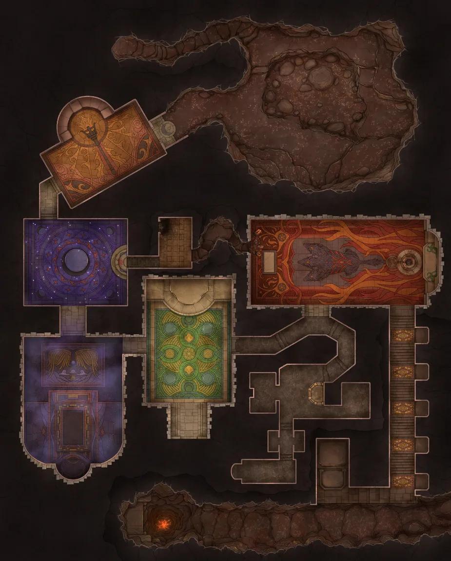Archon's Catacombs map, Empty variant thumbnail