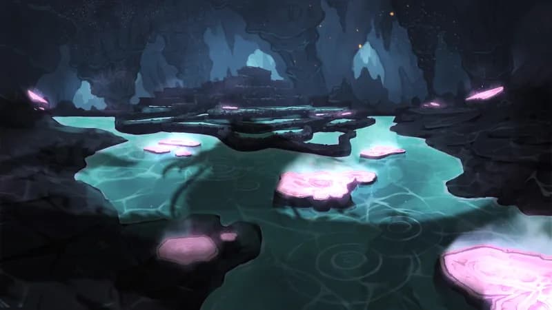 Healing Cave Spring map, Looming Shadow variant thumbnail