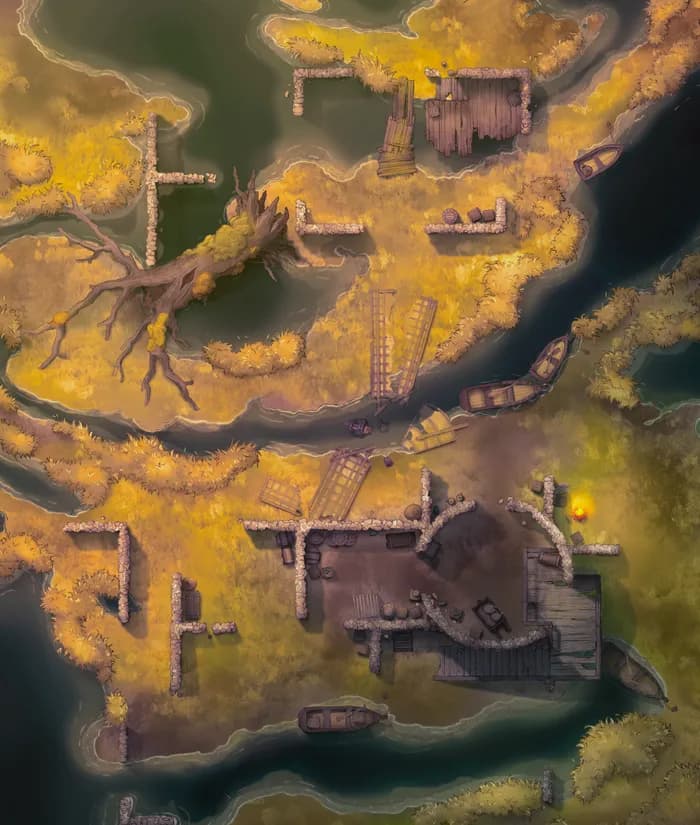 Smuggler's Fen map, Sunrise variant thumbnail