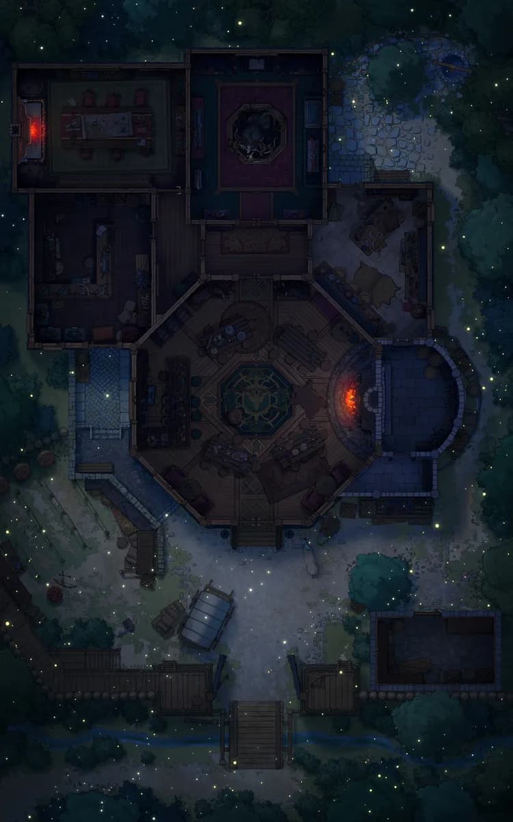 Village Hunting Guild map, Fireflies variant thumbnail