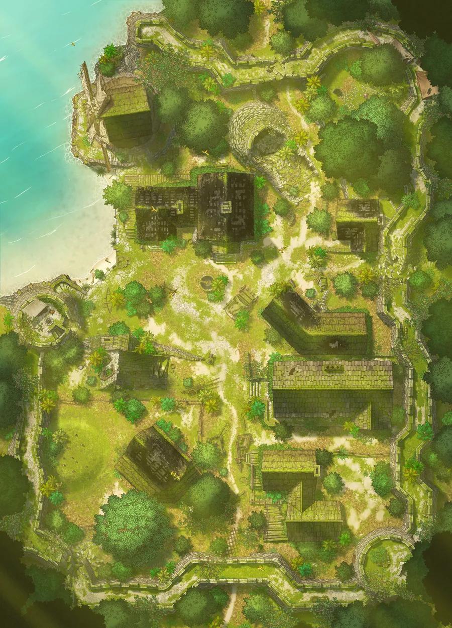 Hauthell map, 05 Tropical Day variant thumbnail