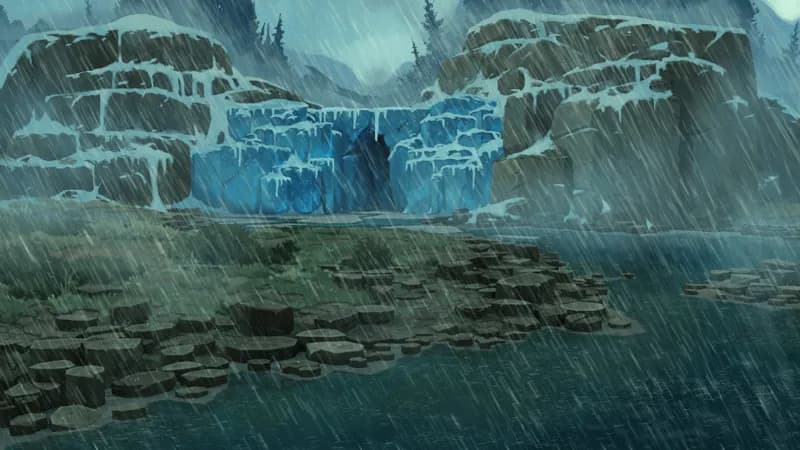 Melting Glacier map, Rain variant thumbnail