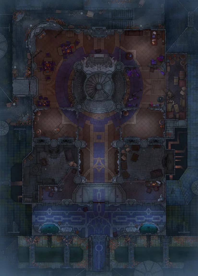 Calefactory map, Dark variant thumbnail