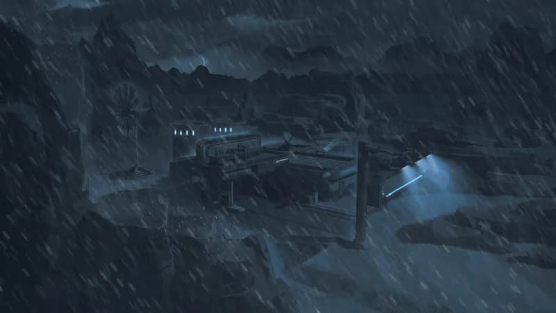 Apocalyptic Fuel Station map, Rain variant thumbnail