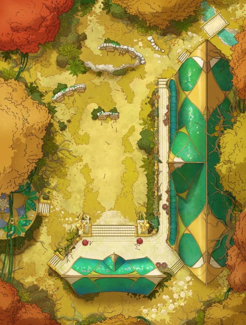 Elven Archery School map, Autumn variant thumbnail