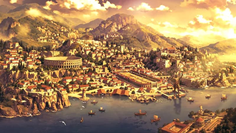Ancient City map, Sunrise variant thumbnail