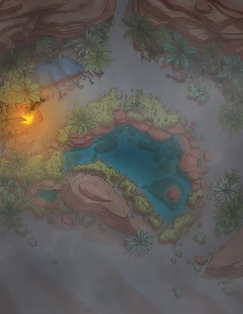 Verdant Oasis map, Fog variant thumbnail
