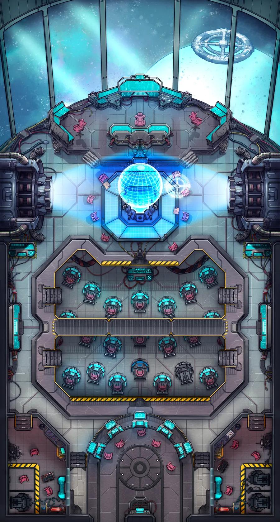 Command Deck | Czepeku Sci-Fi Maps