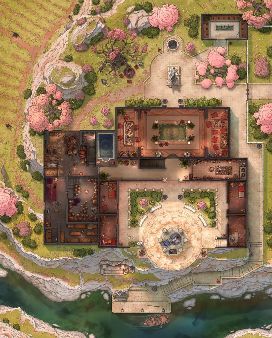 Archon's Villa map, Spring variant thumbnail