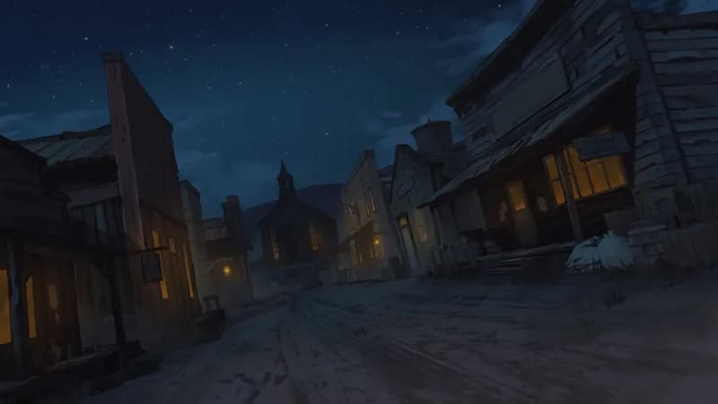 Wild West Town map, Original Night variant thumbnail