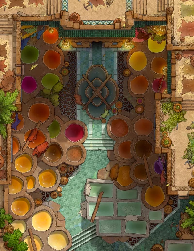 Magical Tannery map, No Magical Dye variant thumbnail