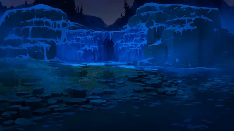 Melting Glacier map, Original Night variant thumbnail