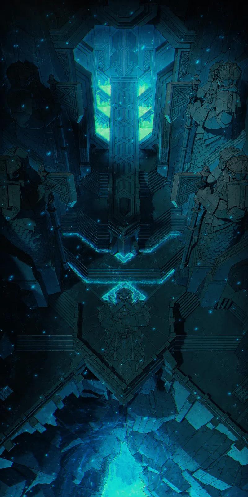 Dwarven Volcano Entrance map, Haunted variant thumbnail