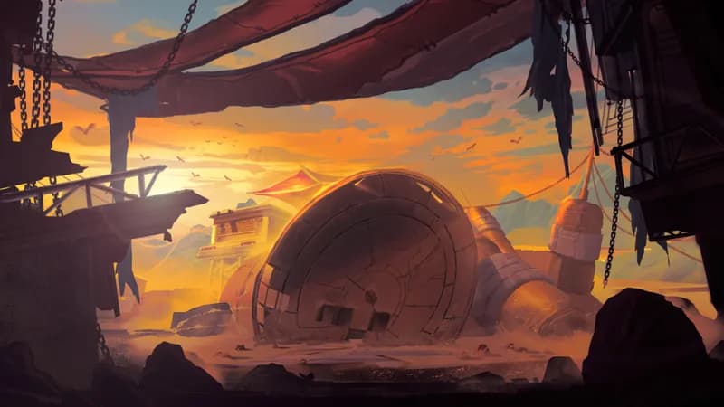 Collapsed Radio Tower map, Sunset variant thumbnail