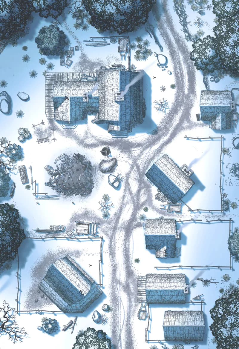 Hauthell map, 02 Winter Day variant thumbnail