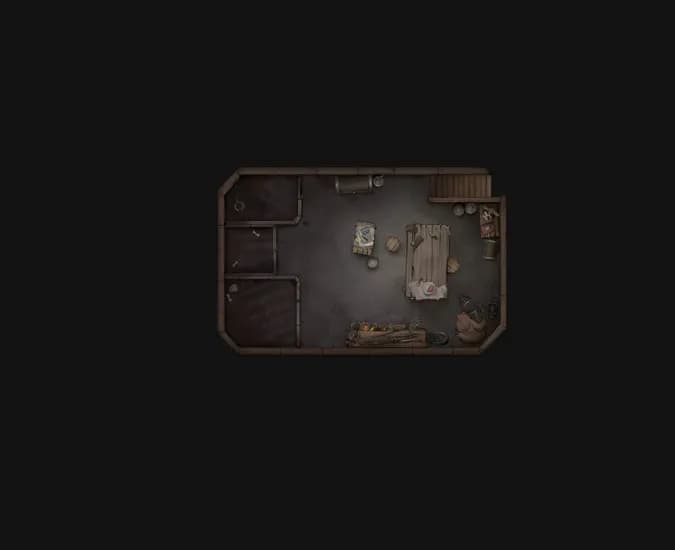 Grand Hunter's House map, Basement Work Table Clean variant thumbnail