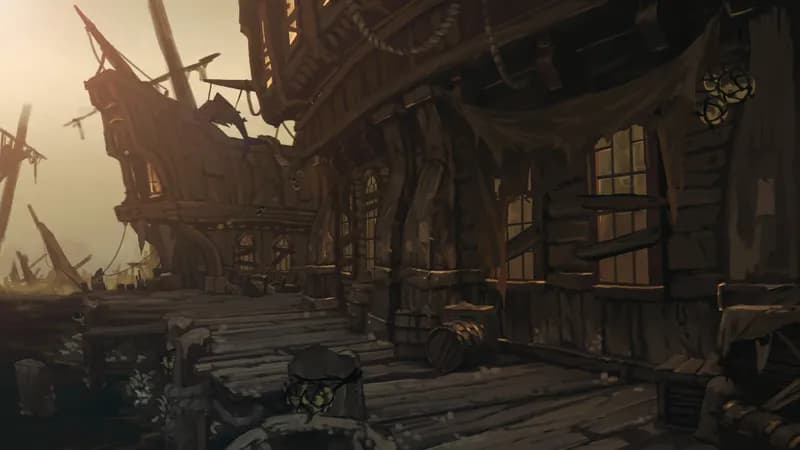 Haunted Dockside Tavern map, Original Day variant thumbnail