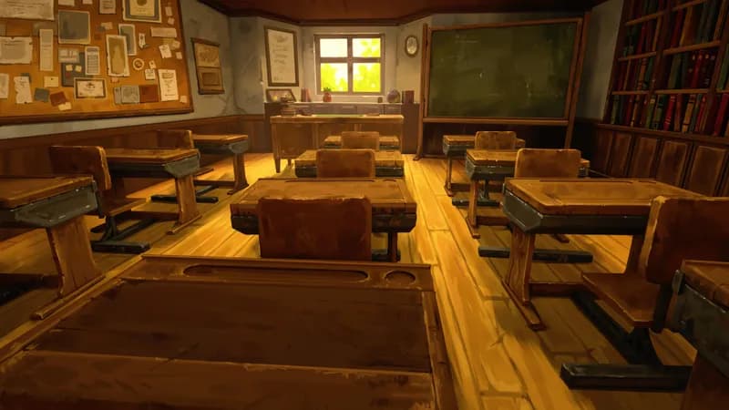 Quaint Village School map, No Class variant thumbnail