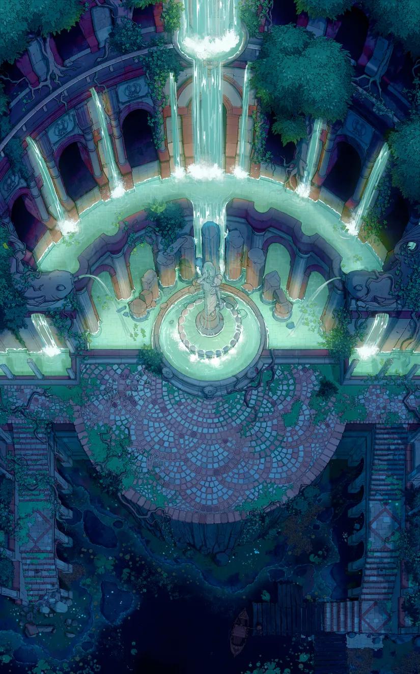 Nymphaeum map, Radiant Waters variant thumbnail