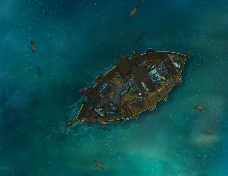 Viking Burial map, Open Water variant thumbnail