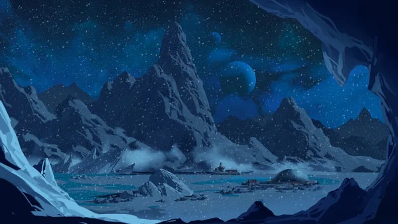 Arctic Institute map, Dark variant thumbnail