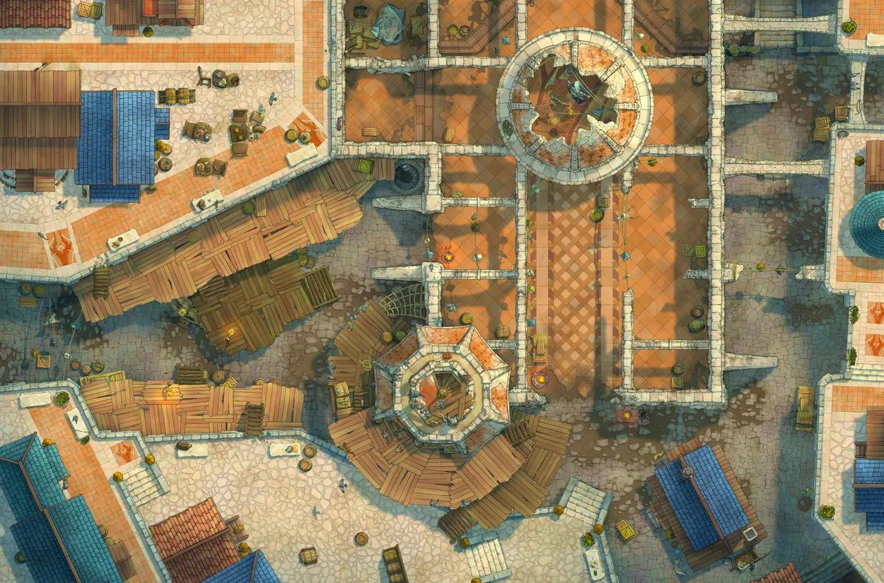 Black Market Streets map, No Market variant thumbnail