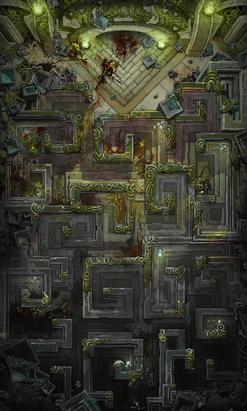 Bismuth Labyrinth map, Massacre variant thumbnail