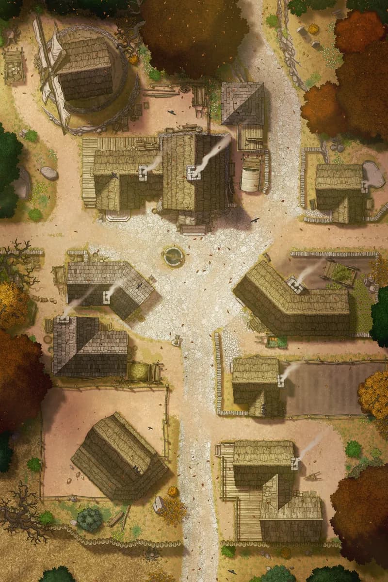 Hauthell map, 03 Autumn Day variant thumbnail