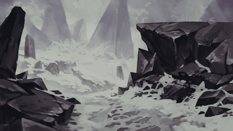 Megalith Gate map, Gray Wastes variant thumbnail