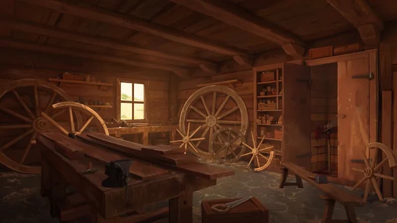 Village Wainwright Shop map, Murder Weapon variant thumbnail