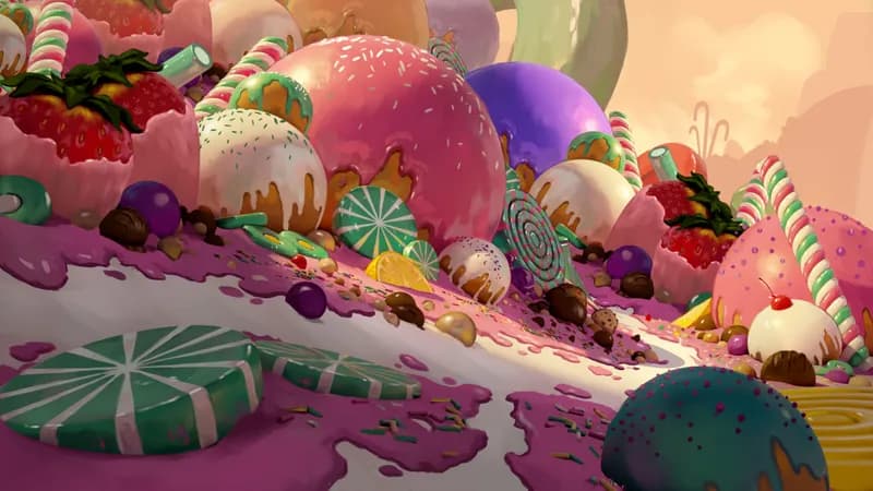 Candy Castle map, Candy Mountain variant thumbnail