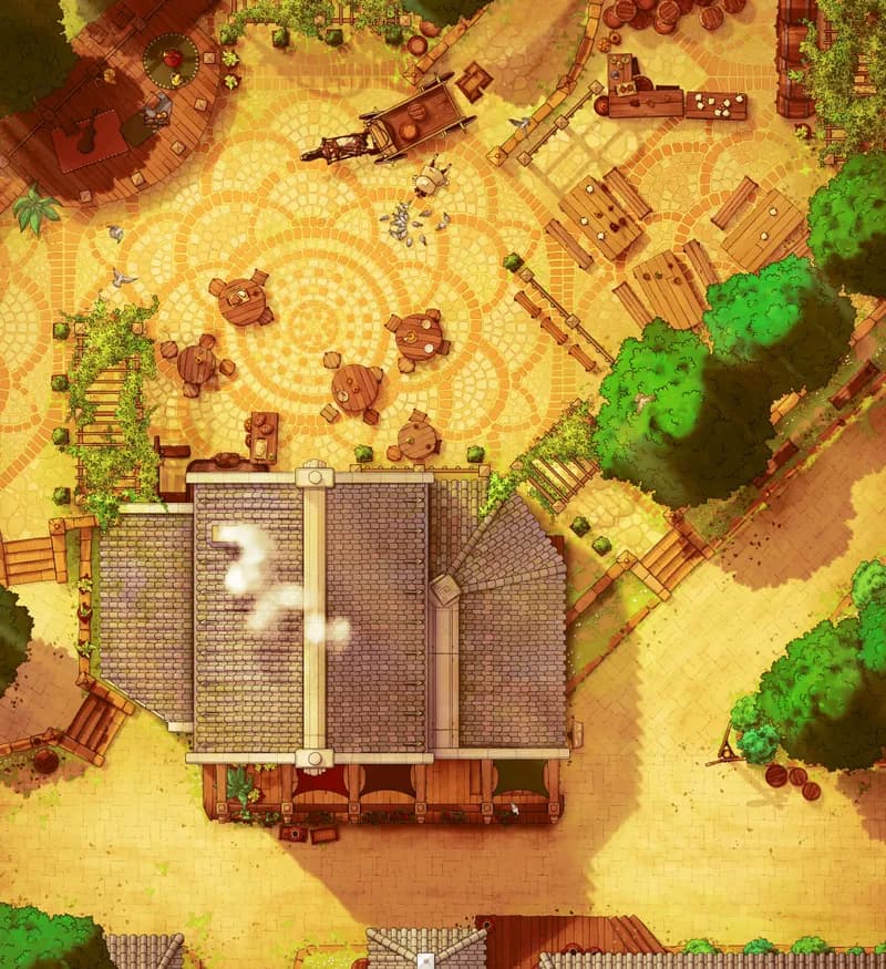 Beer Garden Tavern map, Sunset variant thumbnail