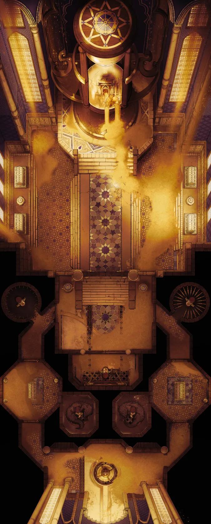 Tomb of Sand Interior map, Sunset variant thumbnail