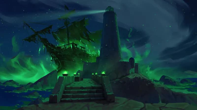 Lighthouse Isle map, Return of the Ghostship variant thumbnail