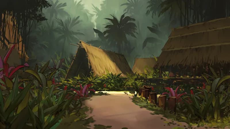 Jungle Village map, Jungle Trail variant thumbnail