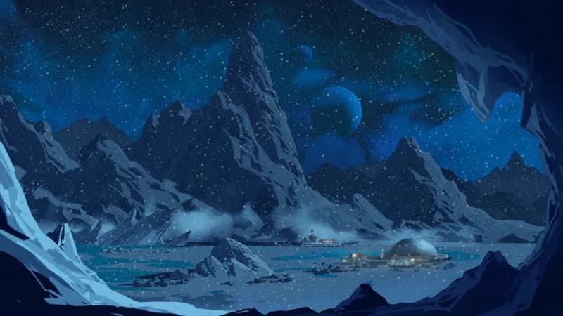 Arctic Institute map, Original Night variant thumbnail