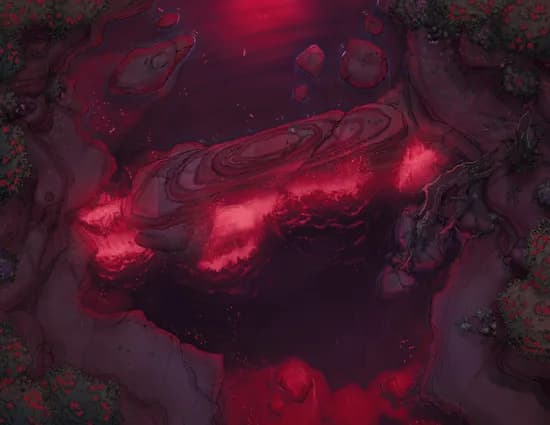 Precarious Waterfall Crossing map, Blood Moon variant thumbnail