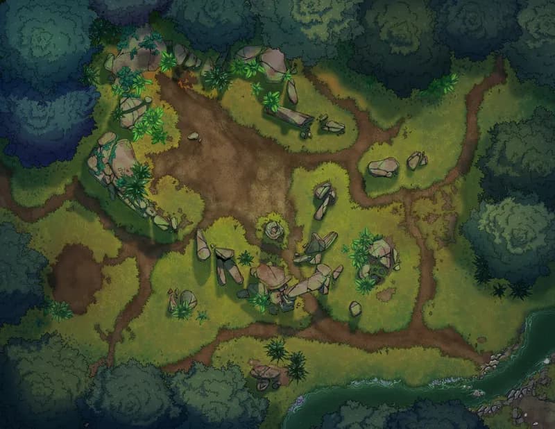 Henge Cave Entrance map, Natural Day variant thumbnail