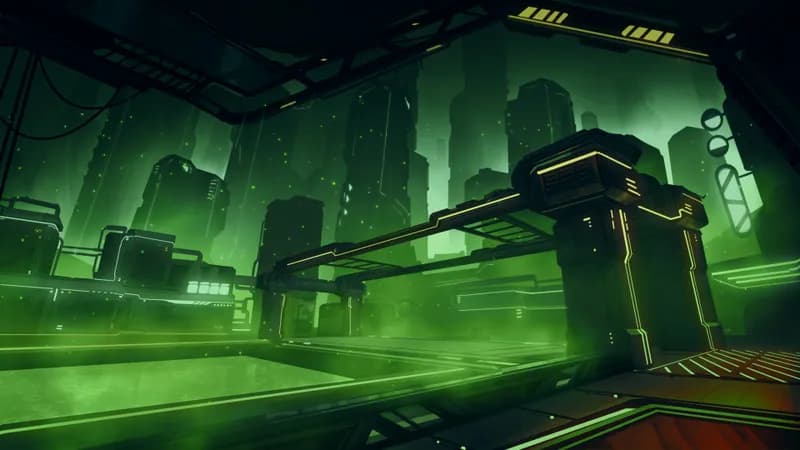 Cyberpunk Bridge map, Toxic variant thumbnail