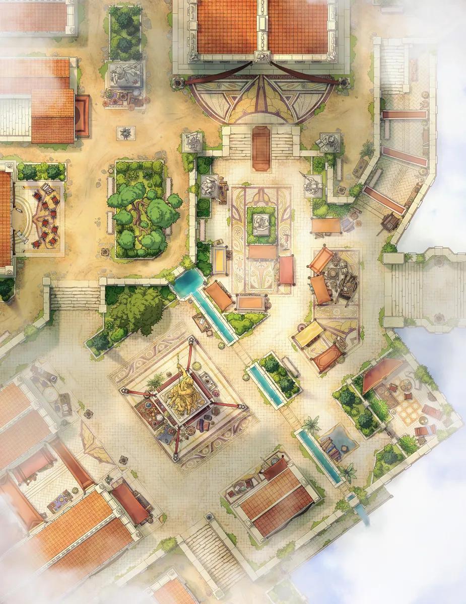 Ancient City Plaza map, Sky Plaza variant thumbnail