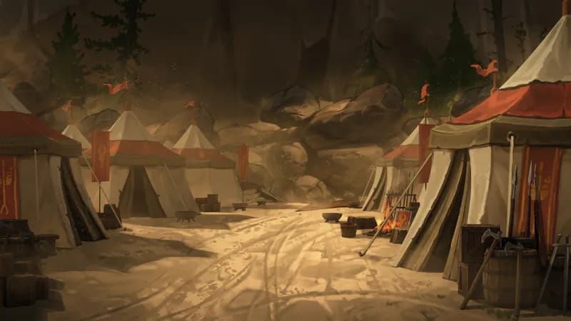 Medieval War Tents map, Landslide variant thumbnail