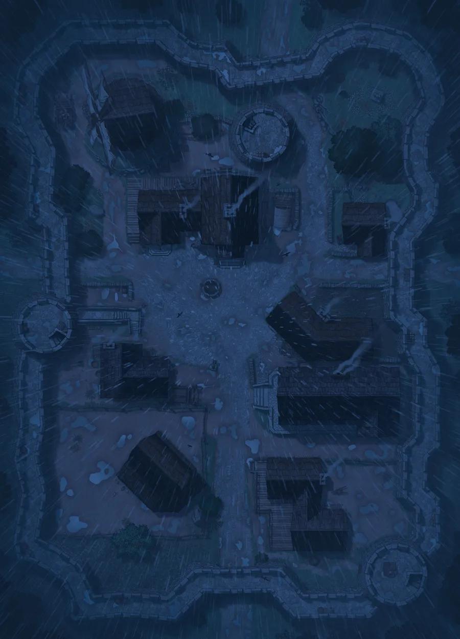 Hauthell map, 04 Rain Night variant thumbnail