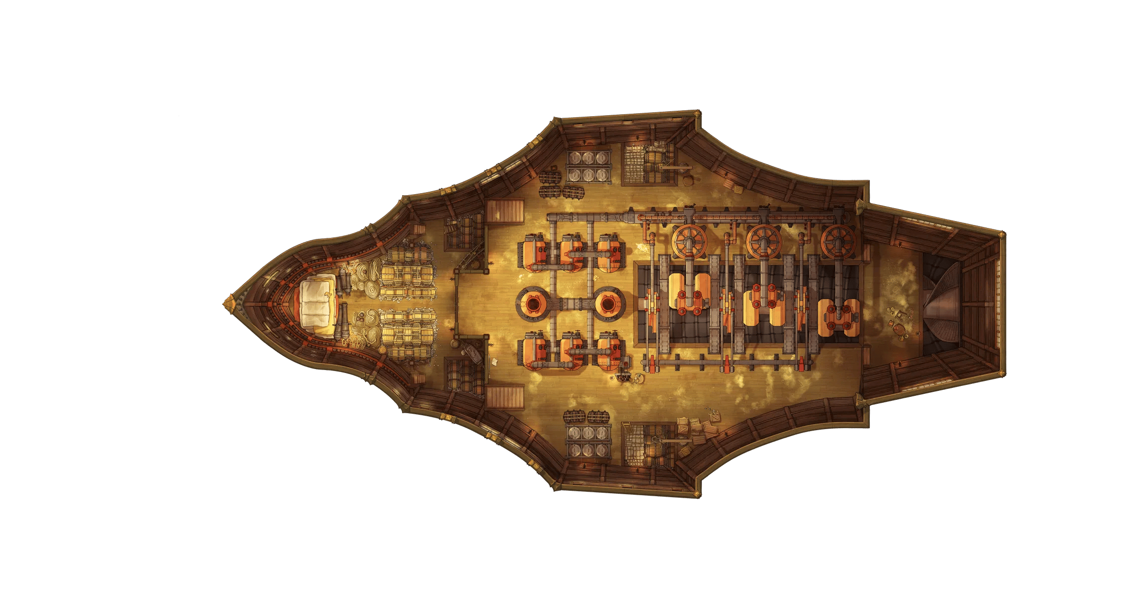 Dragon Ship - Engine Room map, Desert variant thumbnail