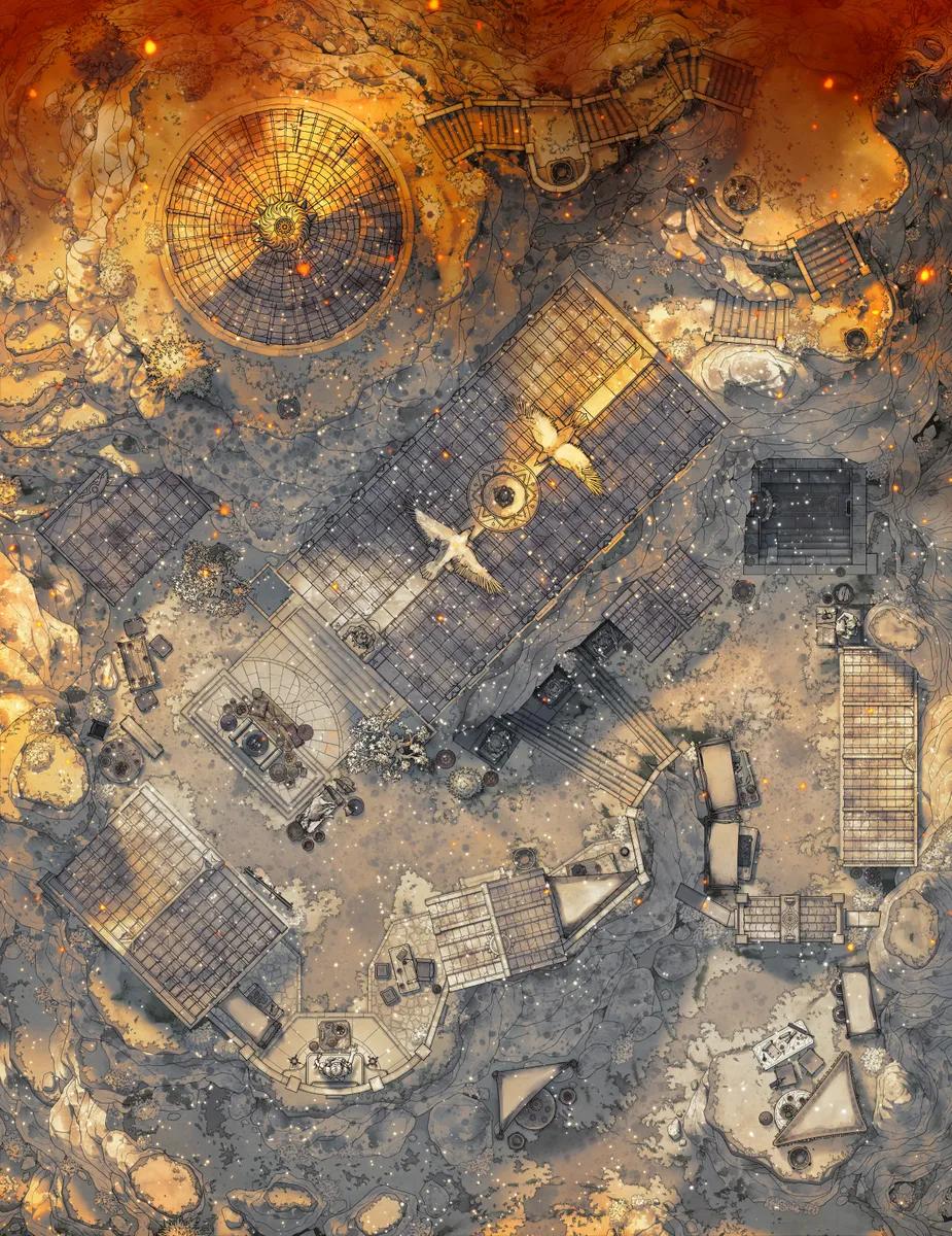 Temple of the Oracle map, Ashfall variant thumbnail