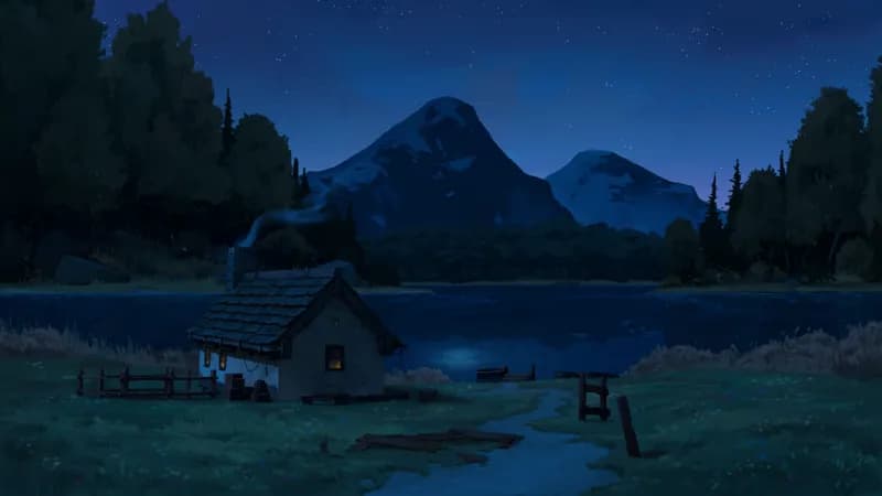 Serene Lakeside map, Original Night variant thumbnail