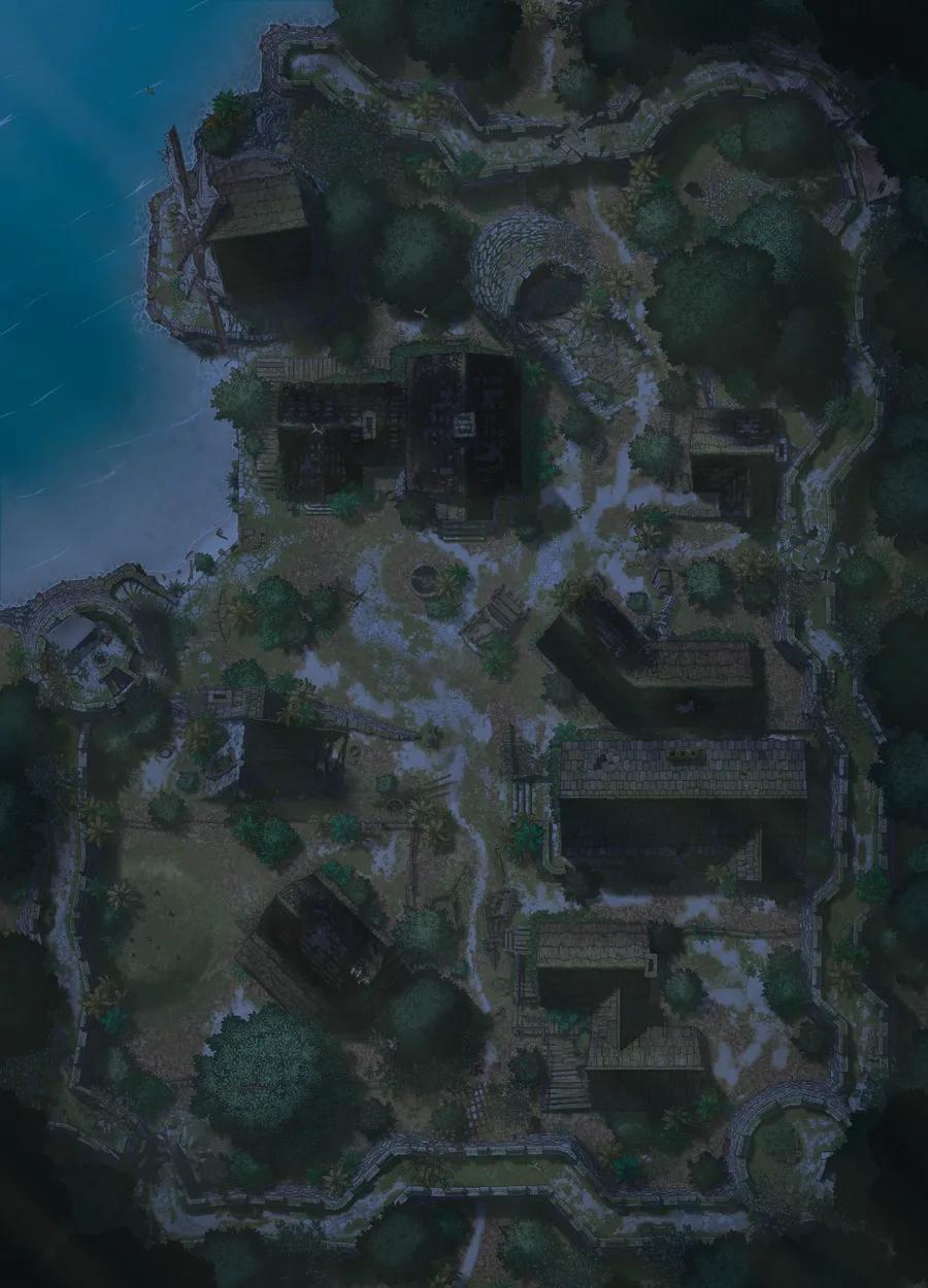 Hauthell map, 05 Tropical Night variant thumbnail